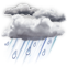 Pluie intermittente
