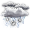 Chutes faibles de pluie et neige m�l�s
